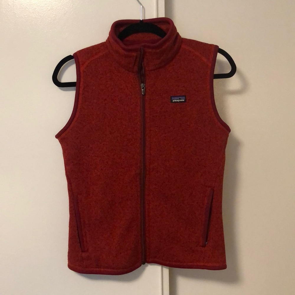 Red Patagonia Better Sweater Vest